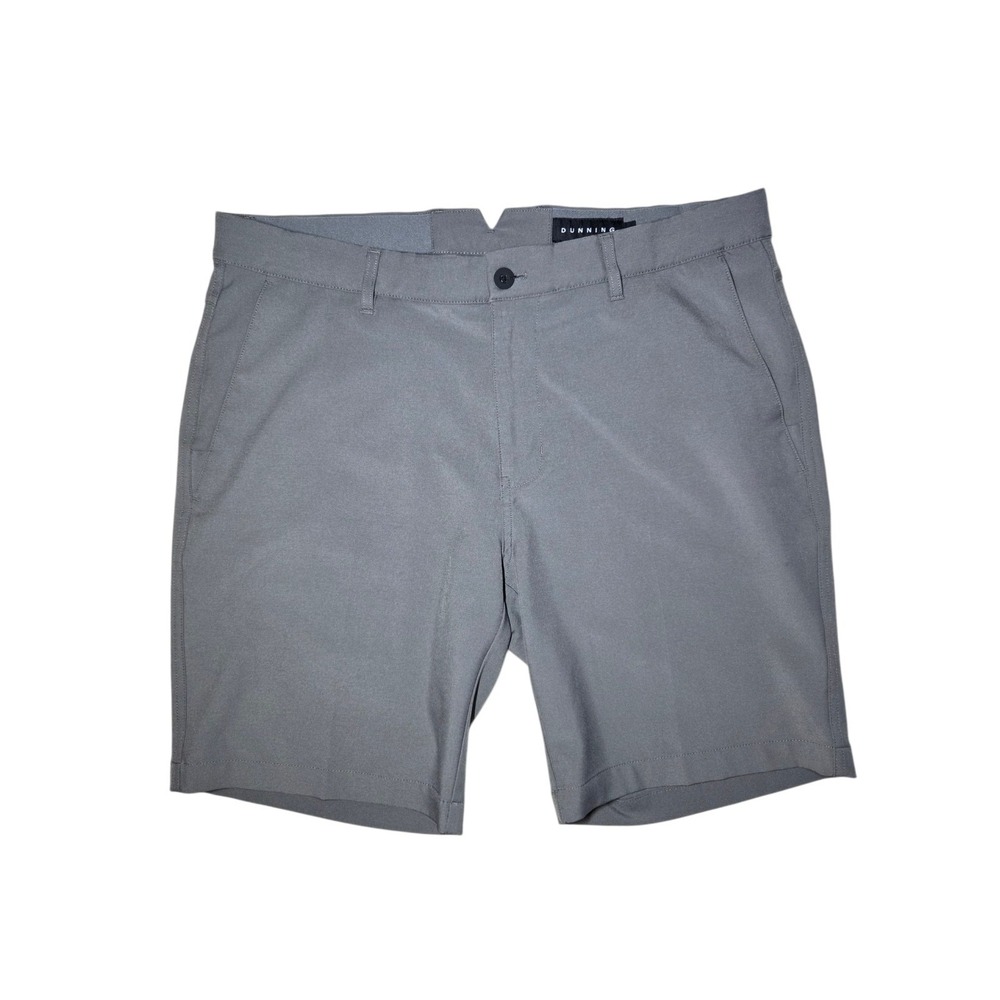 Dunning Golf Men's Shorts Gray 36 Waist 8.5 Inseam